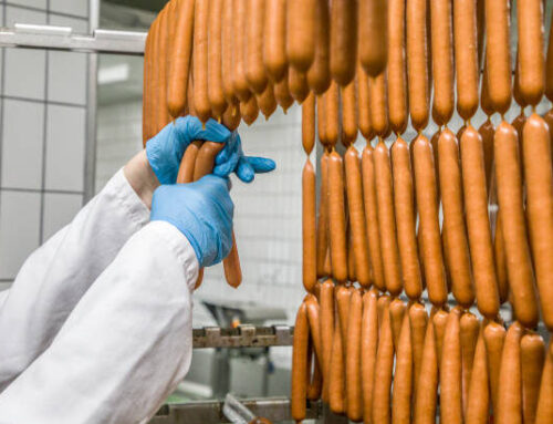 Введение в добавку Mix 305 для обработки мяса в пищевой